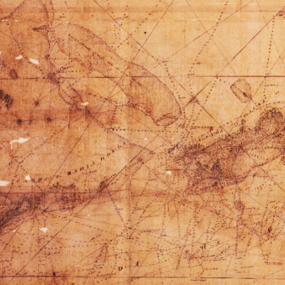 Nautical chart from the Florida Keys, 1775